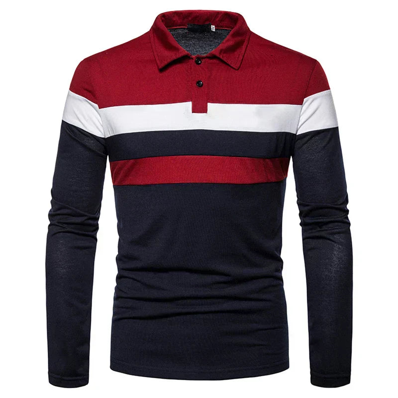 Men's Long Sleeve Polo Shirt Slingint Verno